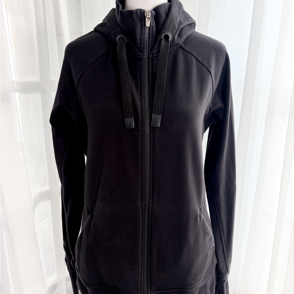 Athleta Midnight Black Fleece Jacket